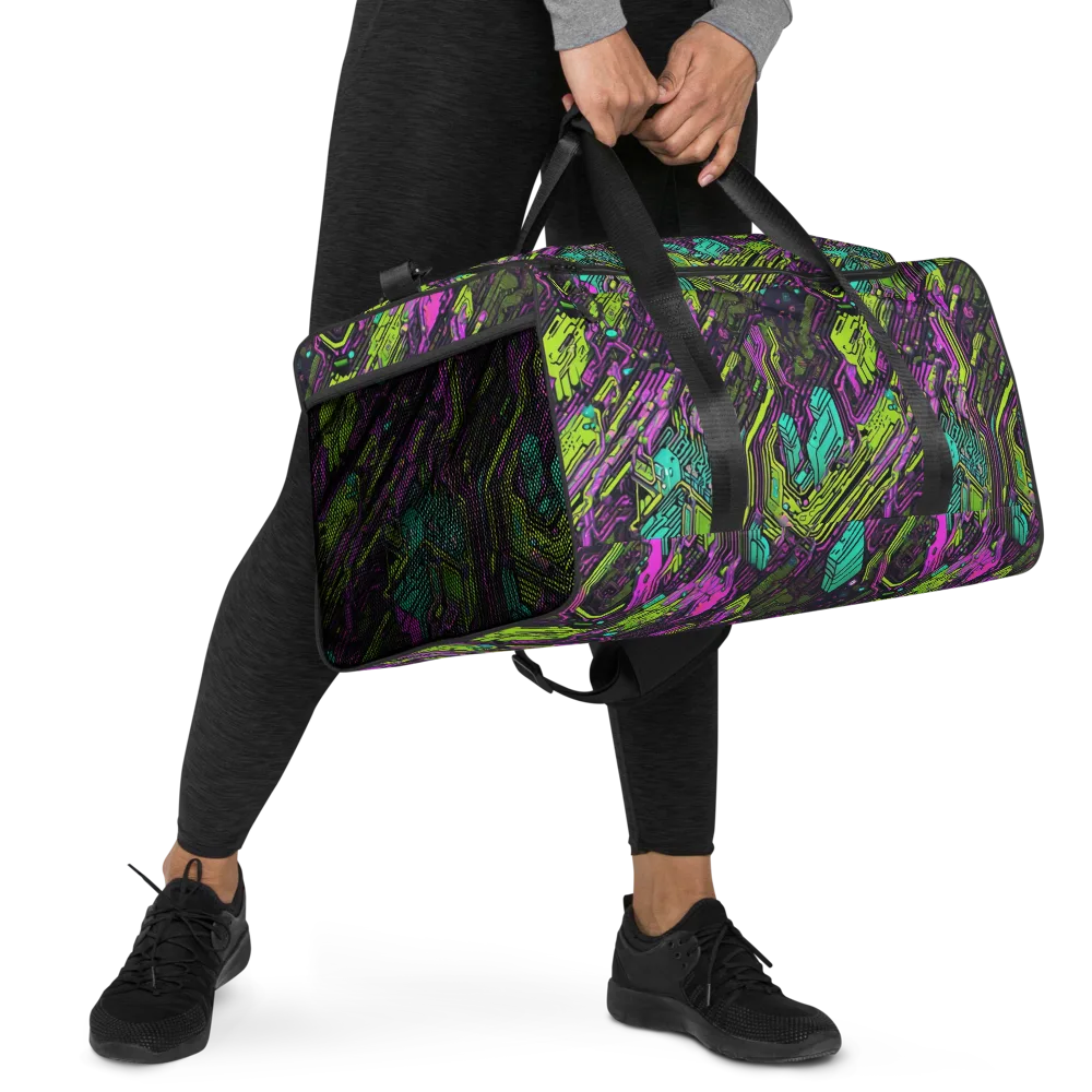 Chromatic Motherboard on Duffle Bag — Right Front