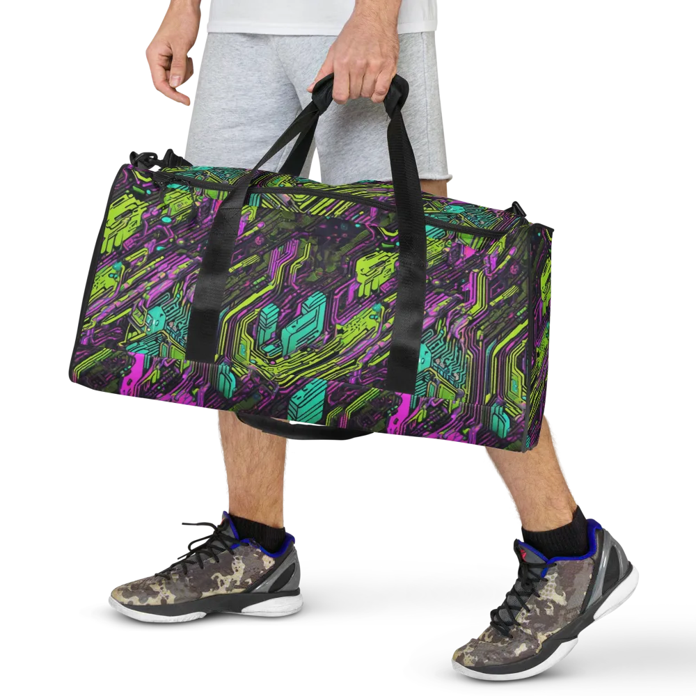 Chromatic Motherboard on Duffle Bag — Front