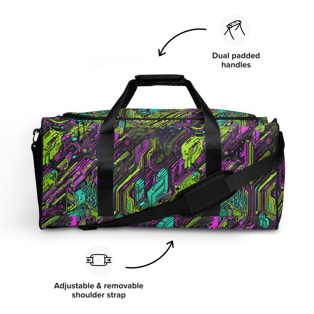Chromatic Motherboard on Duffle Bag — Front