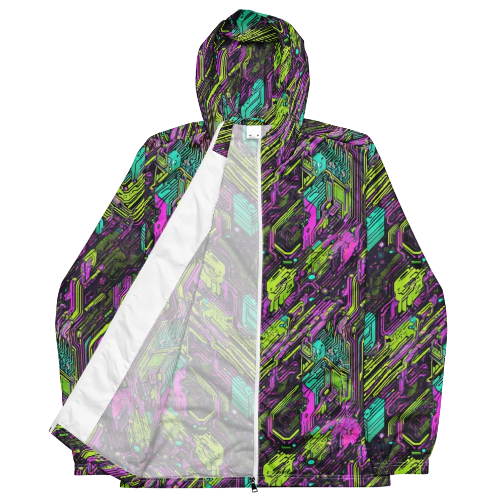 Chromatic Motherboard on Men's Windbreaker — Front