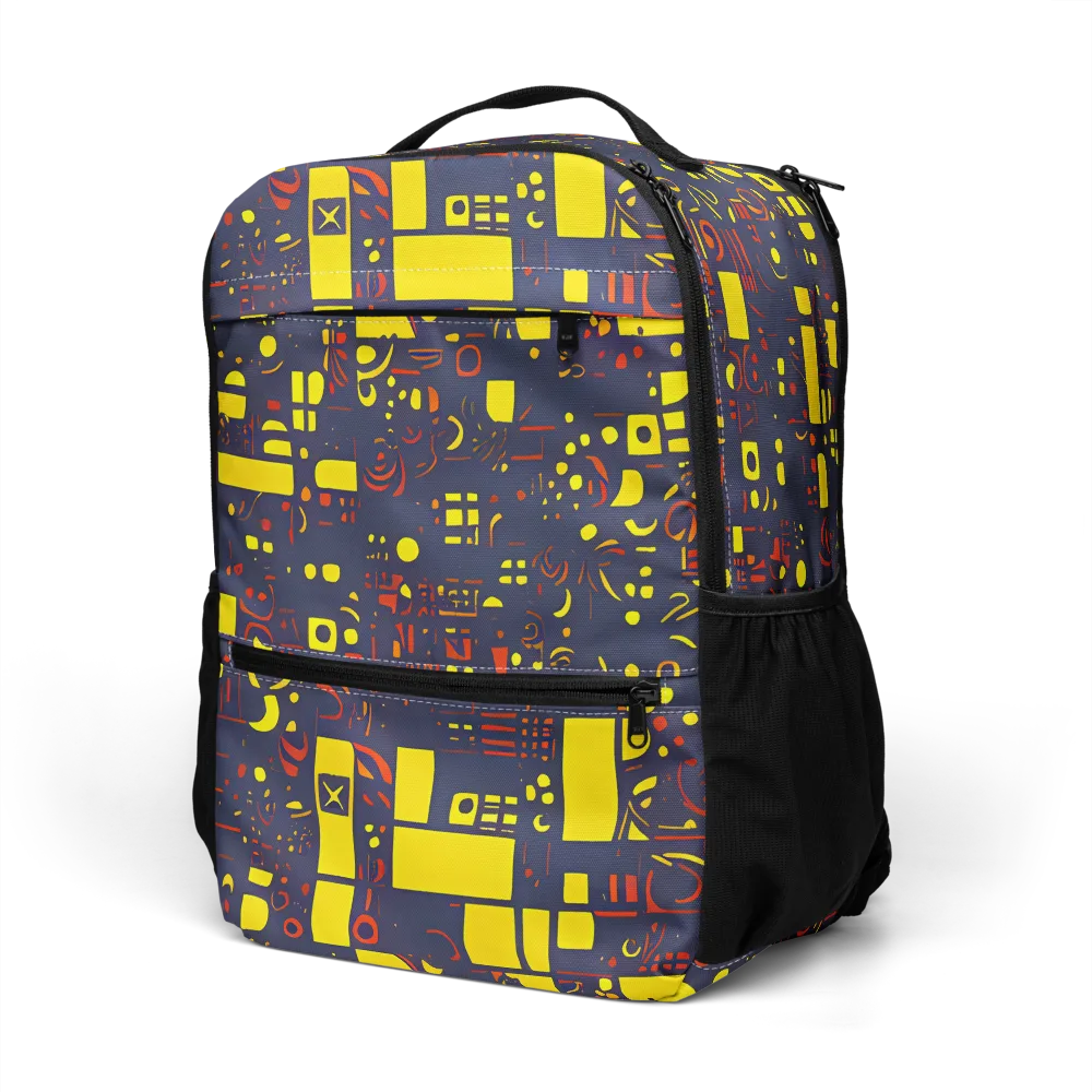 Indigo Voltage on Utility Backpack — Left Front