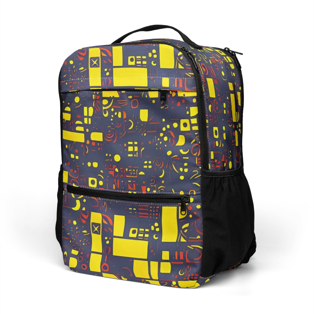 Indigo Voltage on Utility Backpack — Left Front