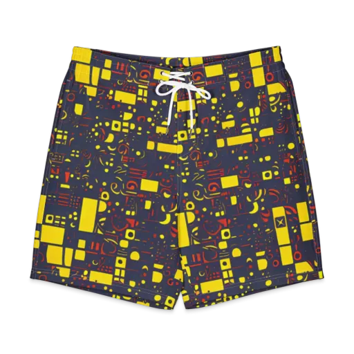 Indigo Voltage on a Men's Board Shorts
