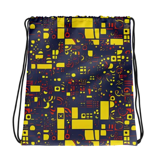 Indigo Voltage on a Drawstring Bag