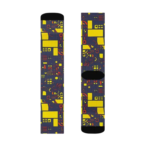 Indigo Voltage on a Socks