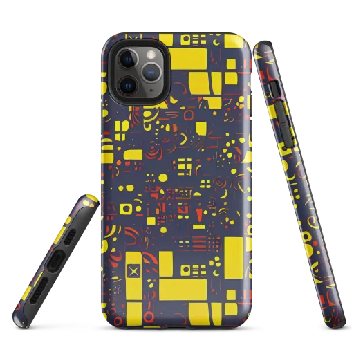Indigo Voltage on a Tough Case for iPhone®