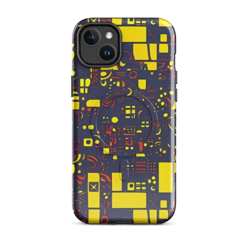 Indigo Voltage on a MagSafe Tough Case for iPhone®
