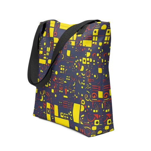 Indigo Voltage on a Tote Bag