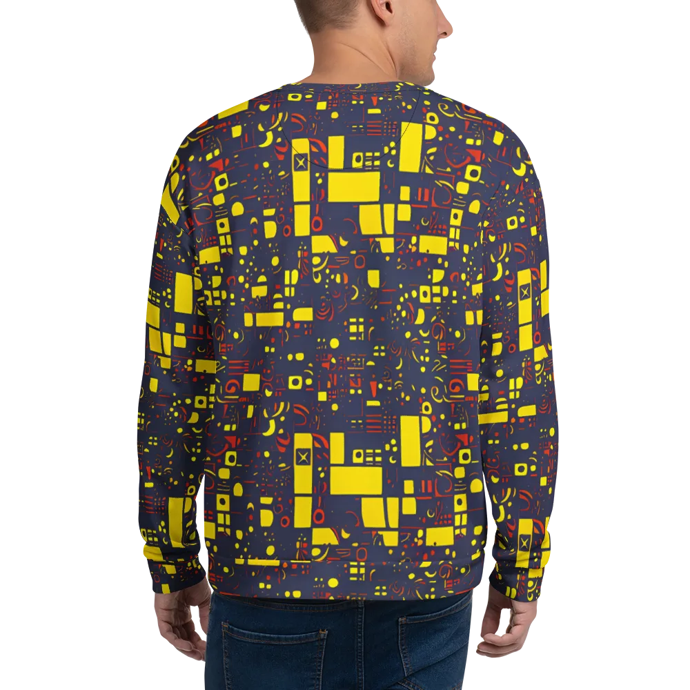 Indigo Voltage on Sweatshirt — Back