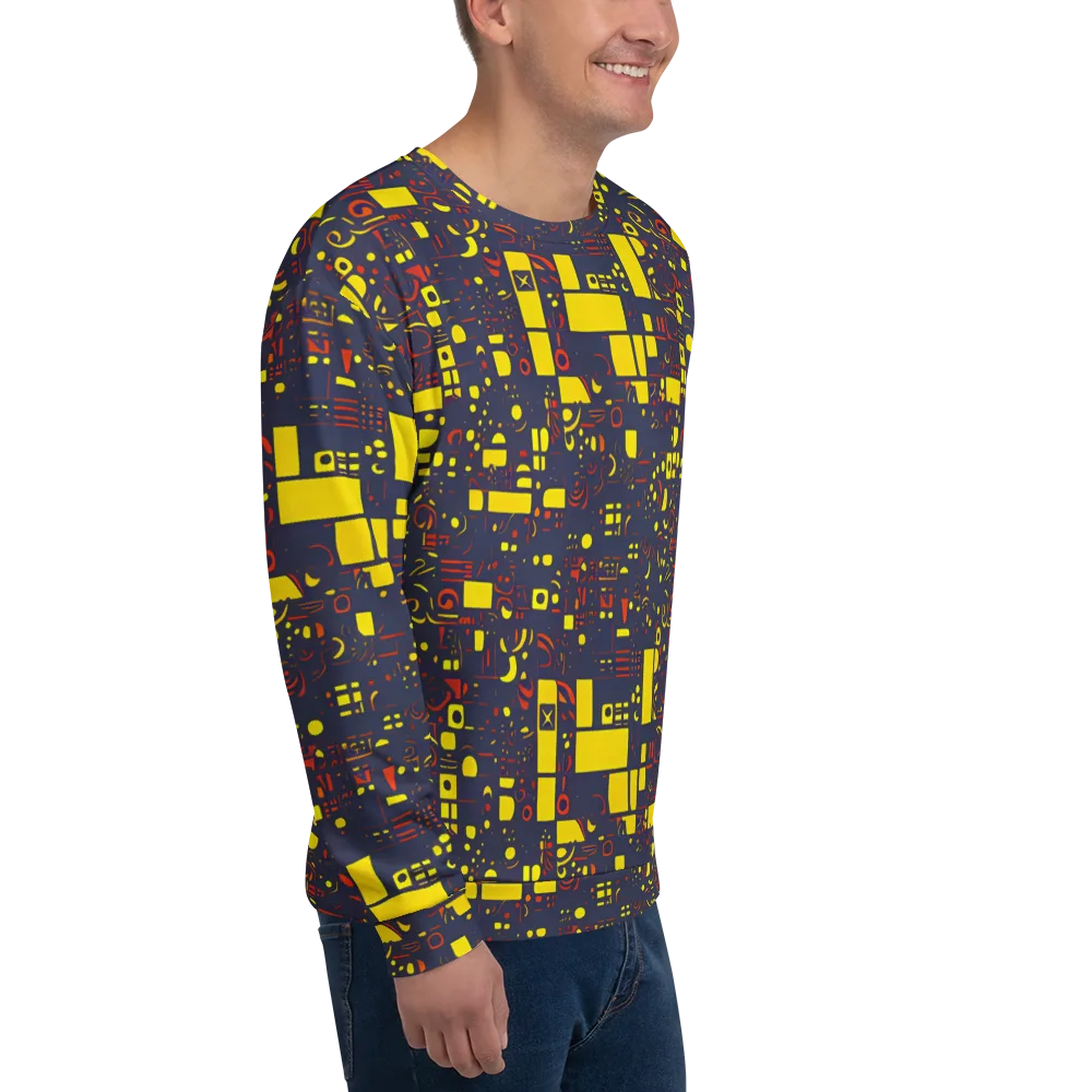 Indigo Voltage on Sweatshirt — Right Front