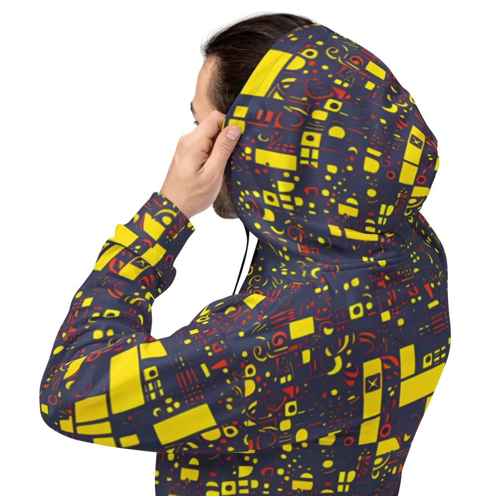 Indigo Voltage on Hoodie — Back