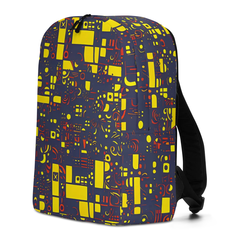 Indigo Voltage on Minimalist Backpack — Left