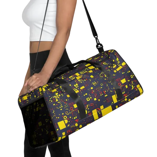 Indigo Voltage on a Duffle Bag