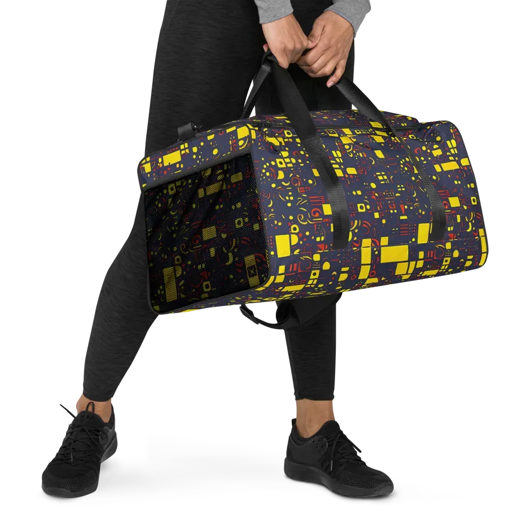 Indigo Voltage on Duffle Bag — Right Front