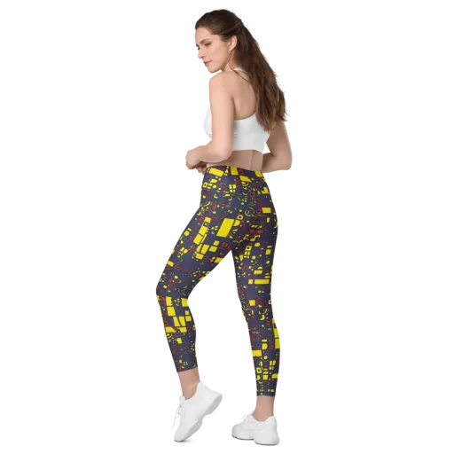 Indigo Voltage on a Leggings with Pockets
