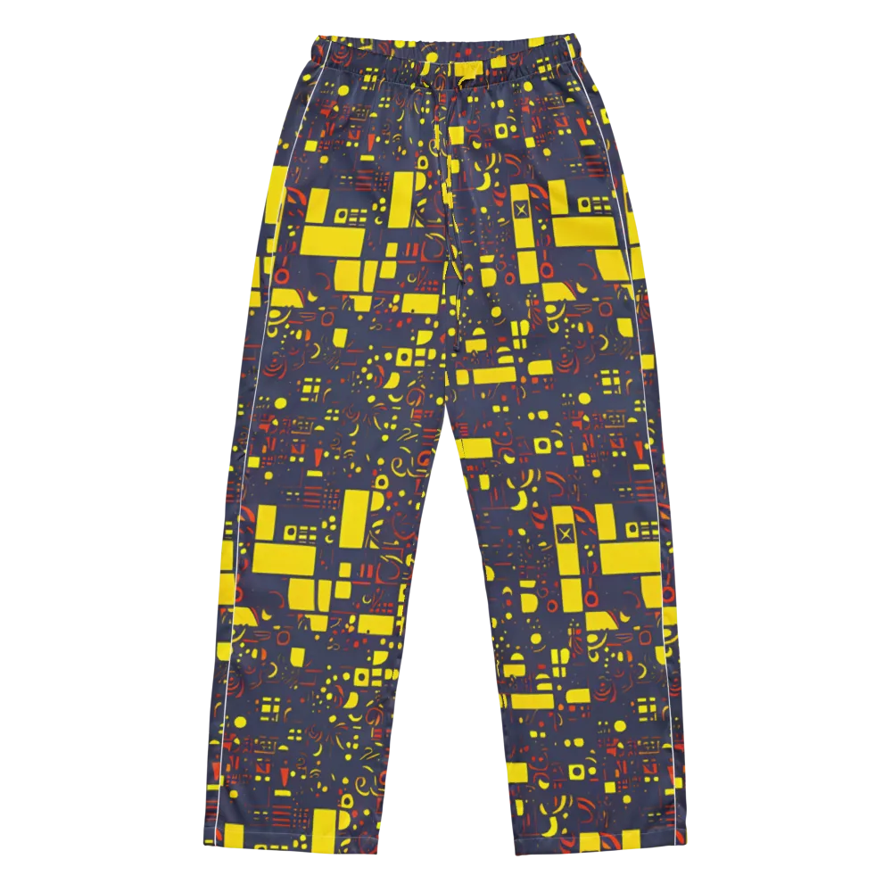 Indigo Voltage on Women's Pajama Pants — Front