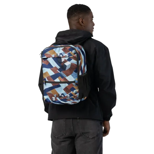 Cobalt Cubism on a Utility Backpack
