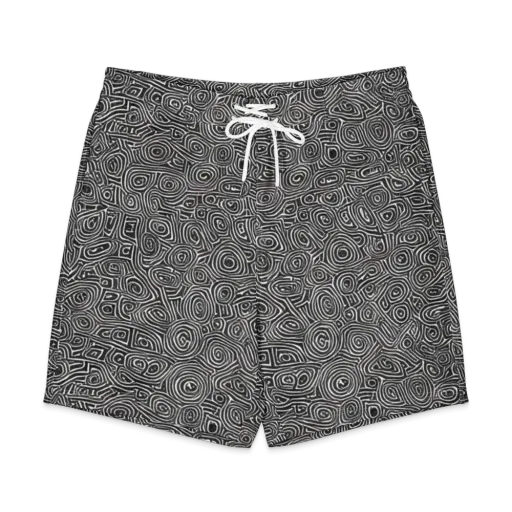 Blackwater Contours on a Men's Board Shorts