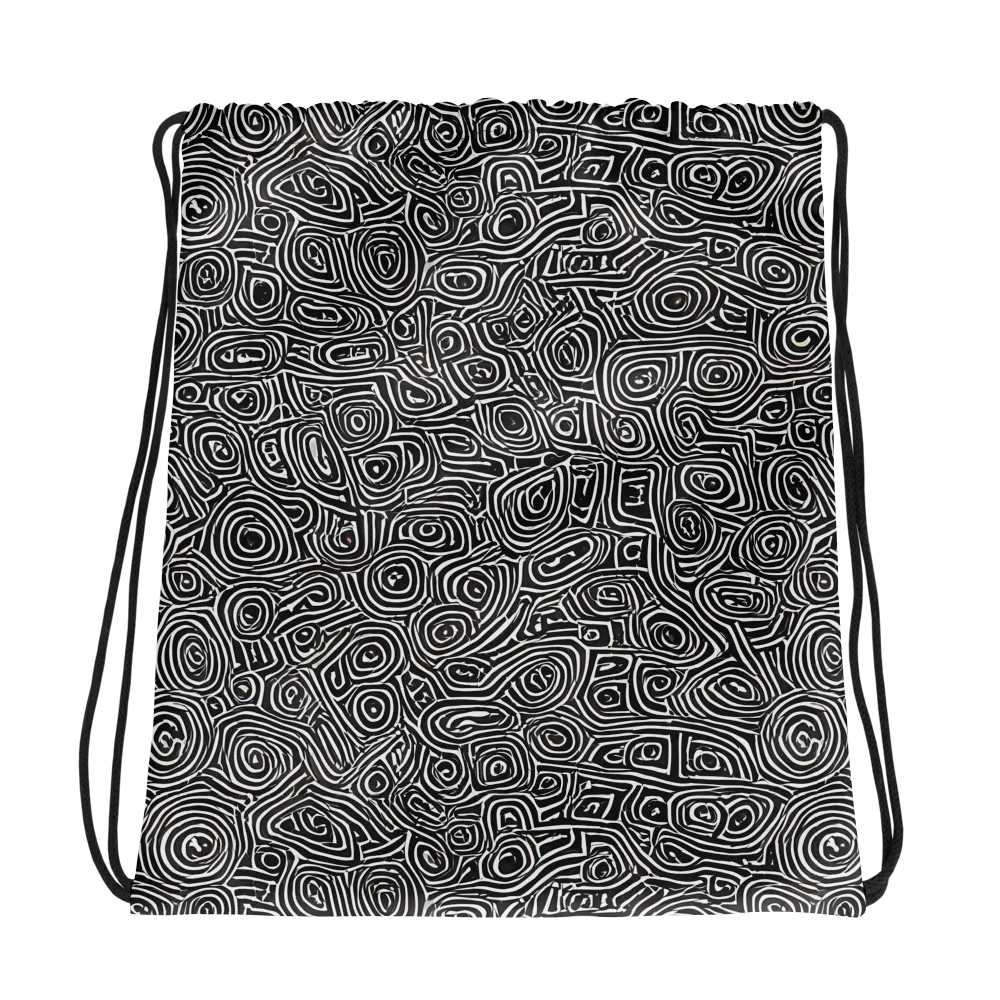 Blackwater Contours on Drawstring Bag — Photo