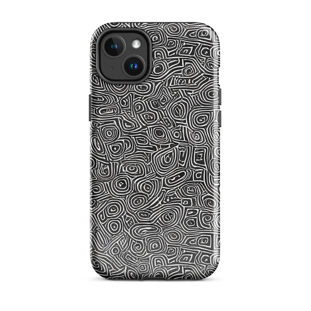 Blackwater Contours on MagSafe Tough Case for iPhone® — Front