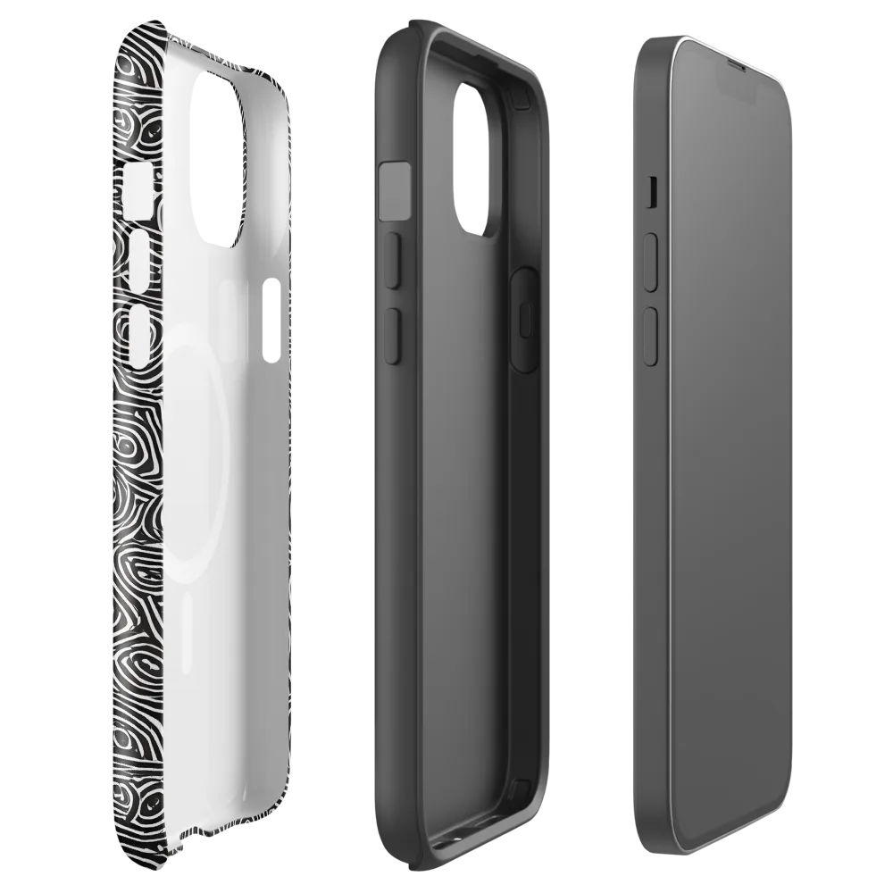 Blackwater Contours on MagSafe Tough Case for iPhone® — Front