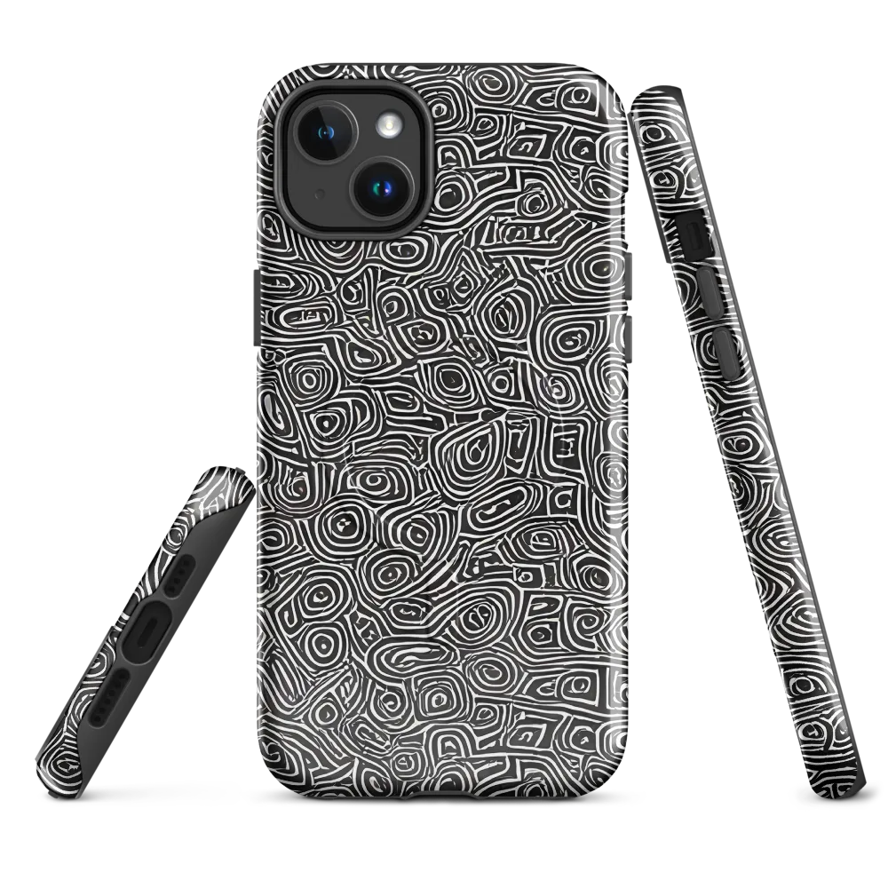 Blackwater Contours on MagSafe Tough Case for iPhone® — Front