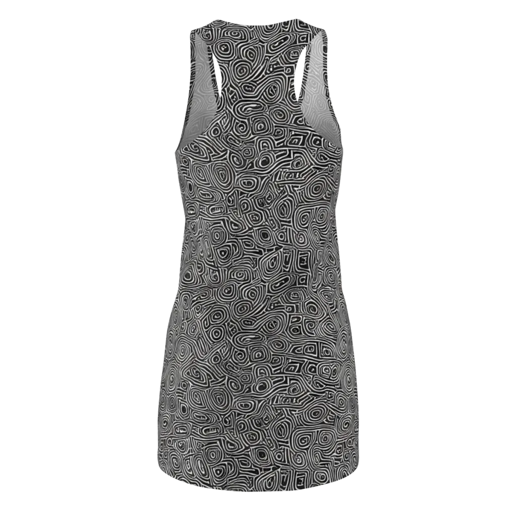 Blackwater Contours on Racerback Dress — Back