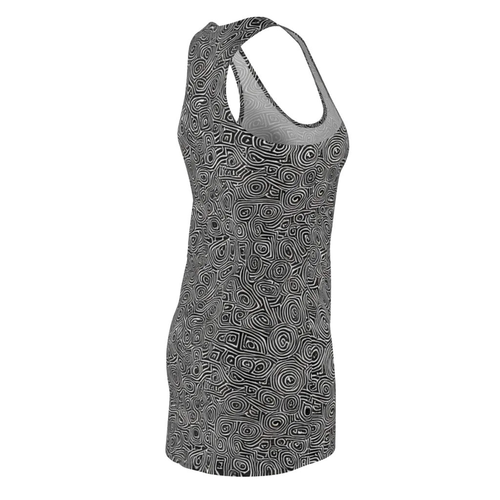 Blackwater Contours on Racerback Dress — Back Side