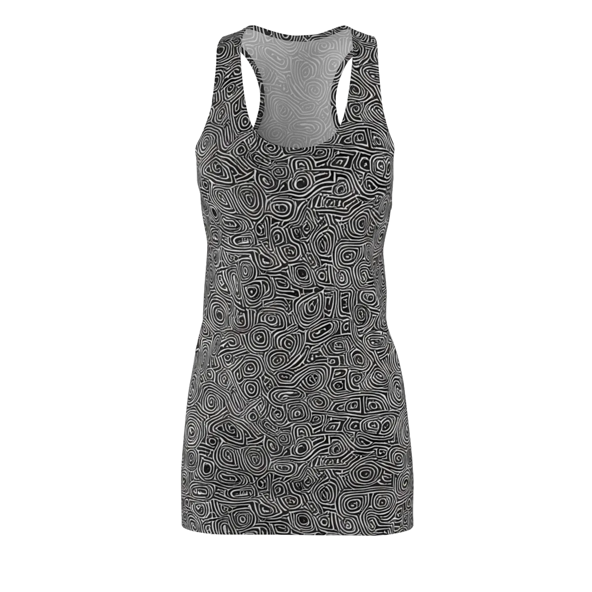 Blackwater Contours on Racerback Dress — Front