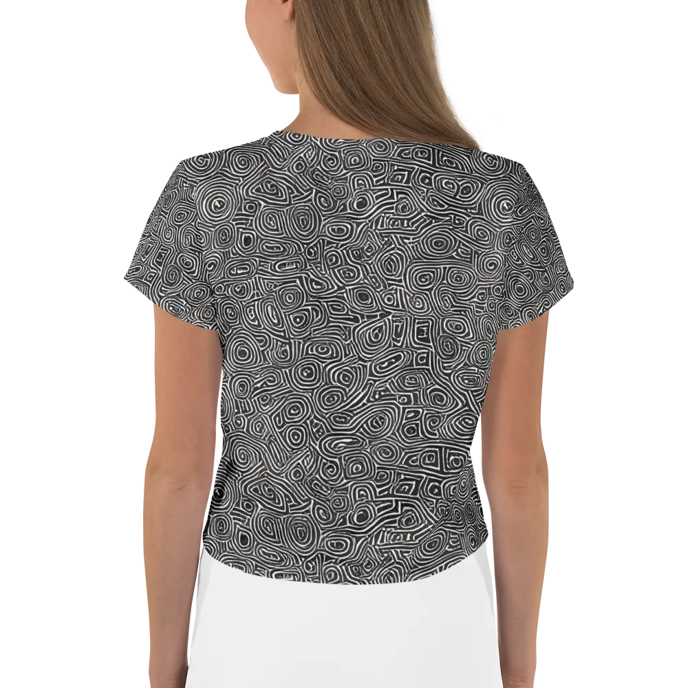 Blackwater Contours on Crop Tee — Back