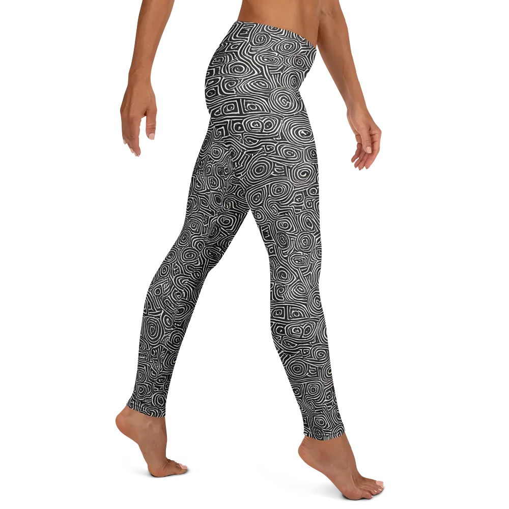 Blackwater Contours on Leggings — Right