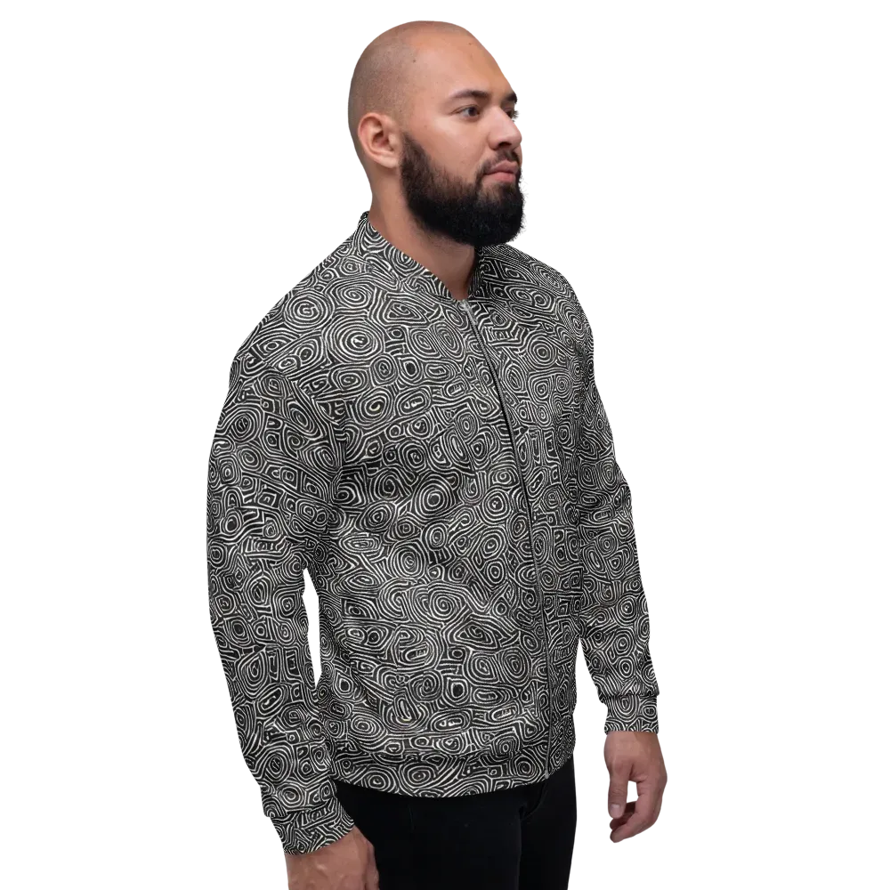 Blackwater Contours on Bomber Jacket — Right