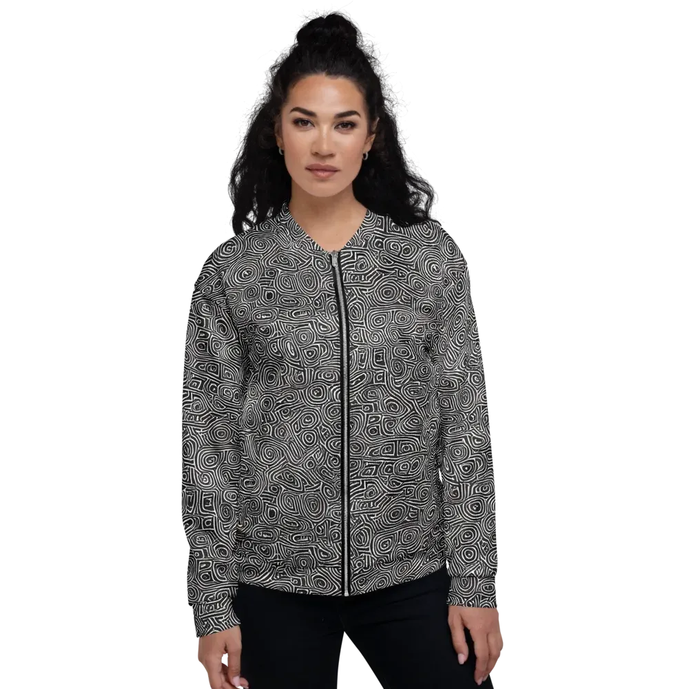 Blackwater Contours on Bomber Jacket — Front