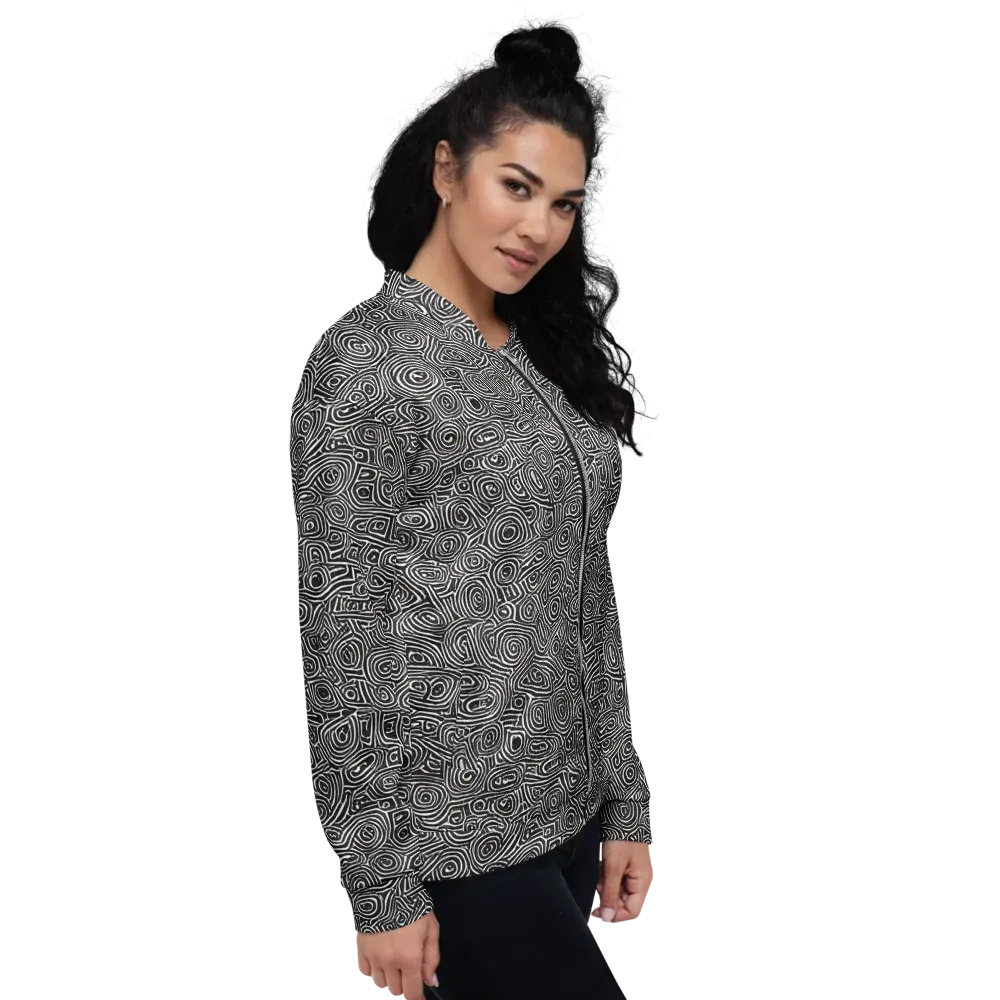 Blackwater Contours on Bomber Jacket — Right