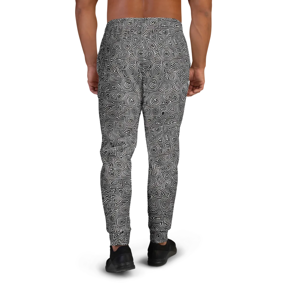 Blackwater Contours on Men's Joggers — Back