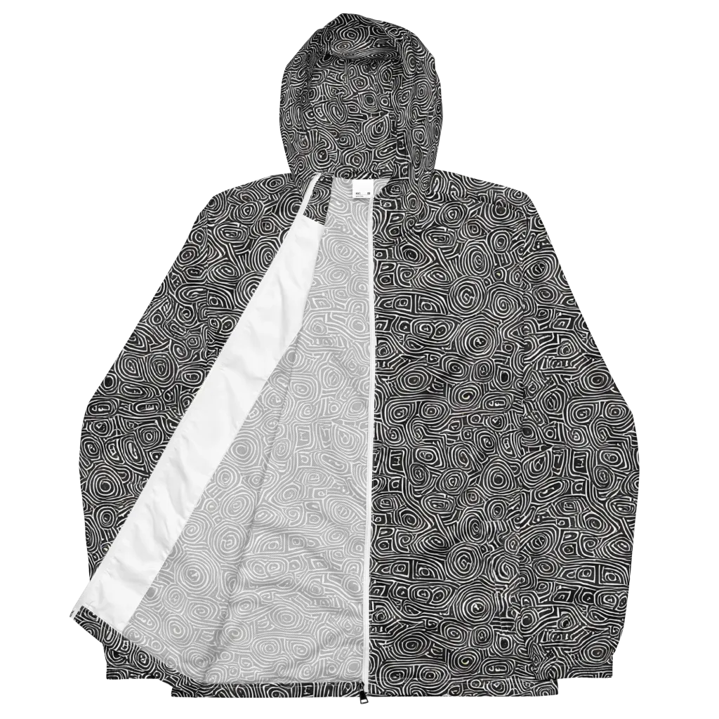 Blackwater Contours on Men's Windbreaker — Front