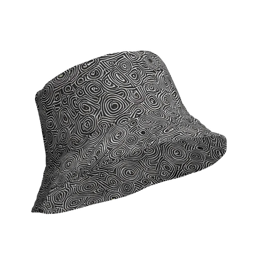 Blackwater Contours on Reversible Bucket Hat — Product details Outside
