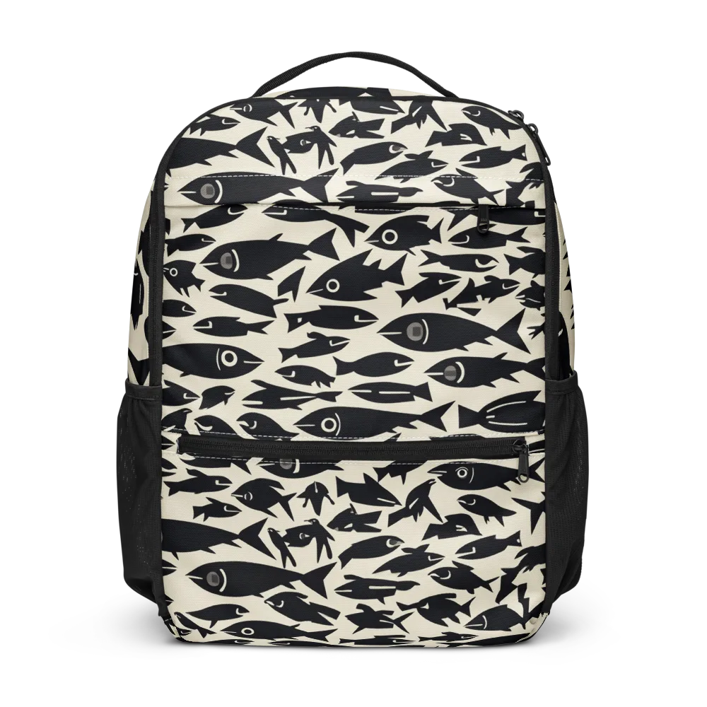 Midnight Shoal on Utility Backpack — Front