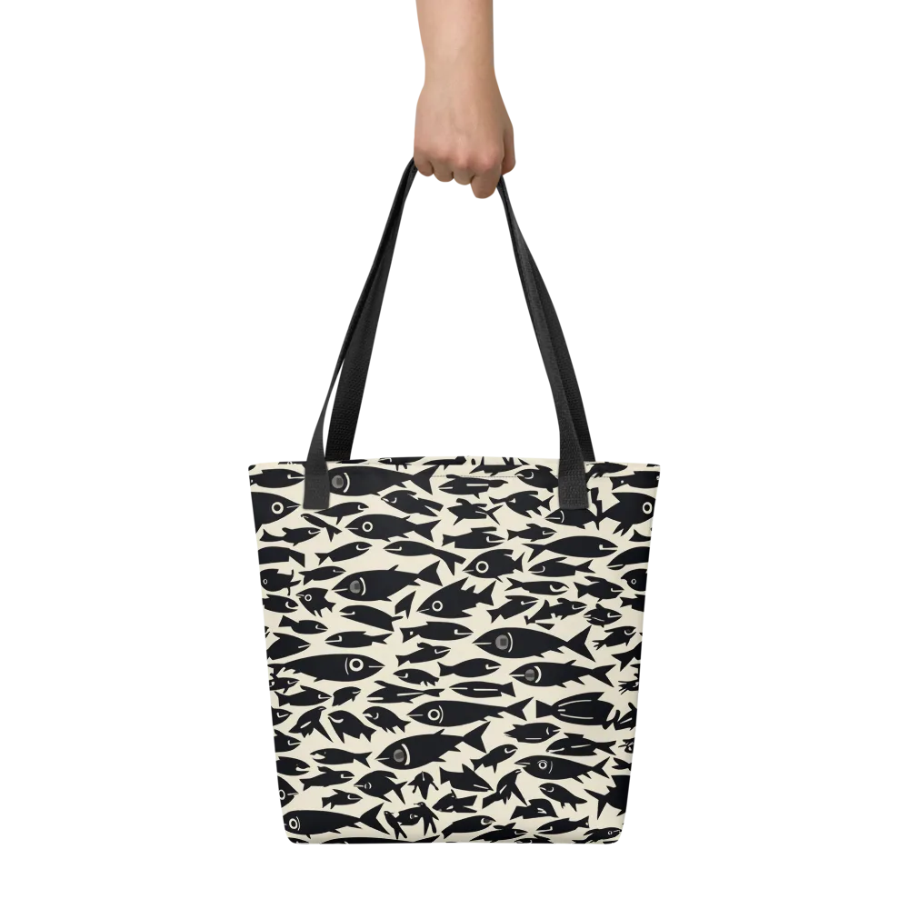 Midnight Shoal on Tote Bag — Front