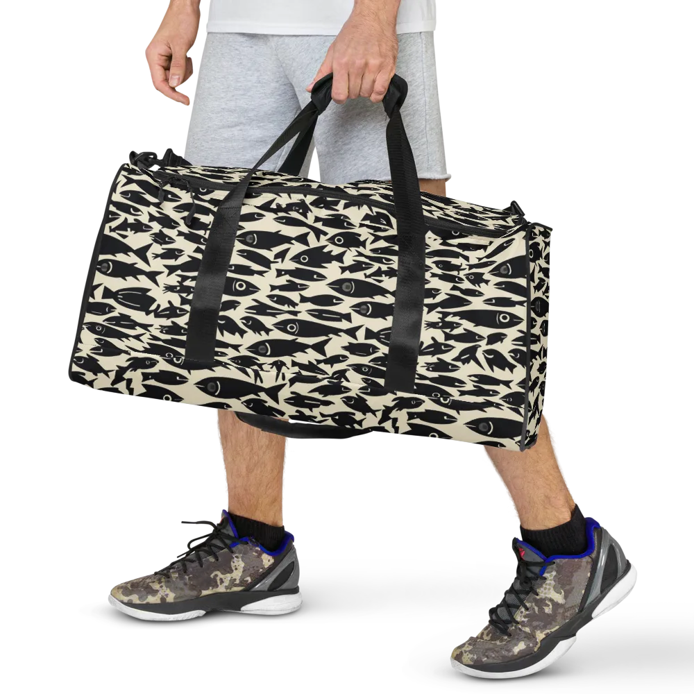 Midnight Shoal on Duffle Bag — Front