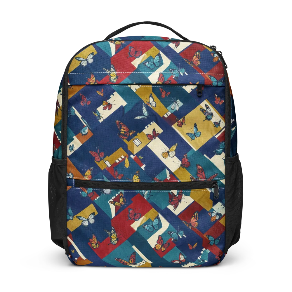 Monarch Mosaic on Utility Backpack — Front