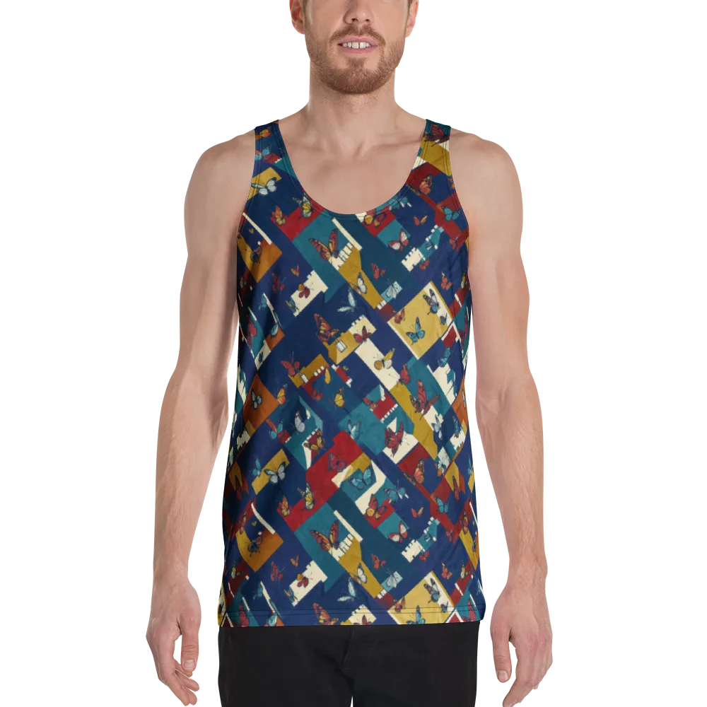 Monarch Mosaic on Men's Tank Top — Front