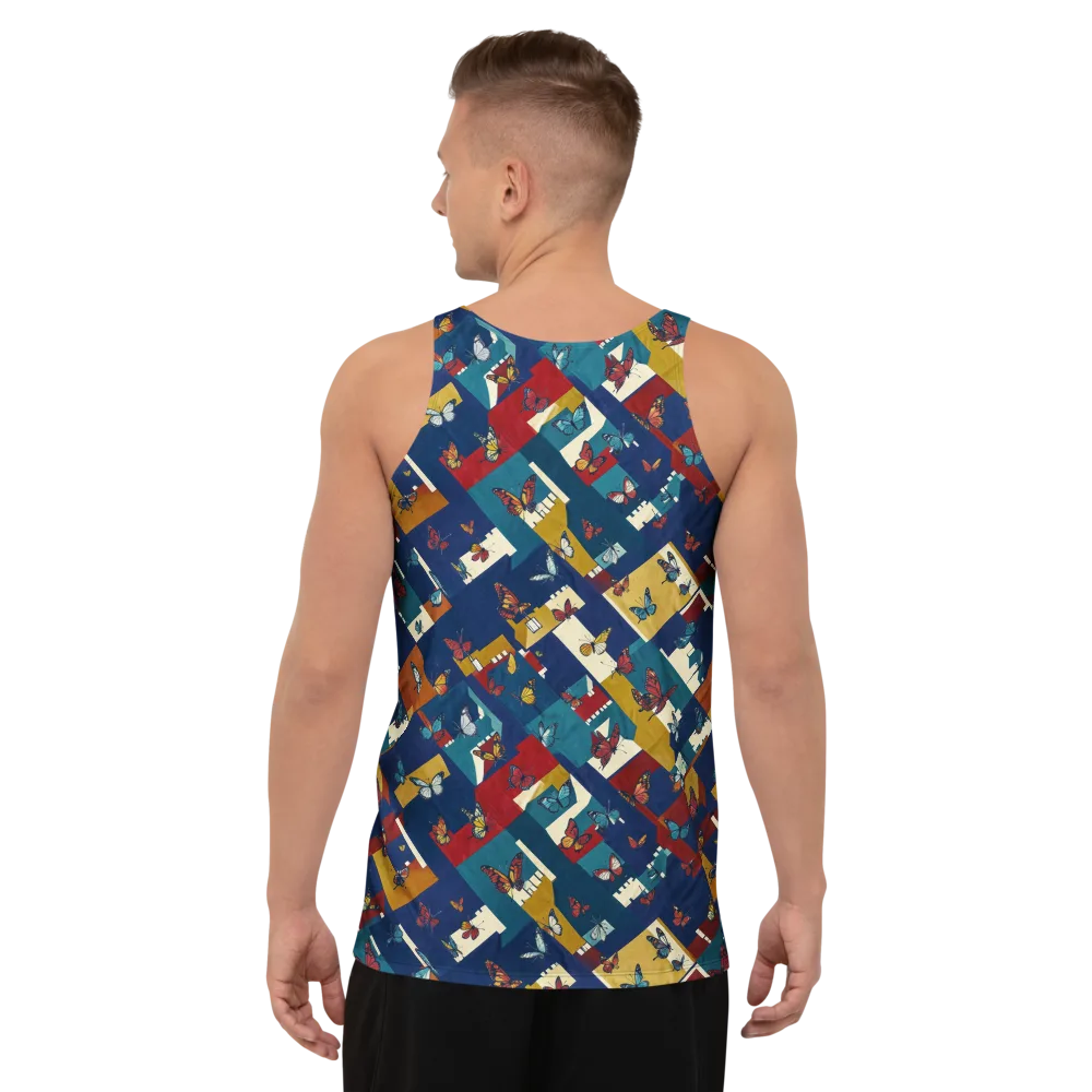 Monarch Mosaic on Men's Tank Top — Back