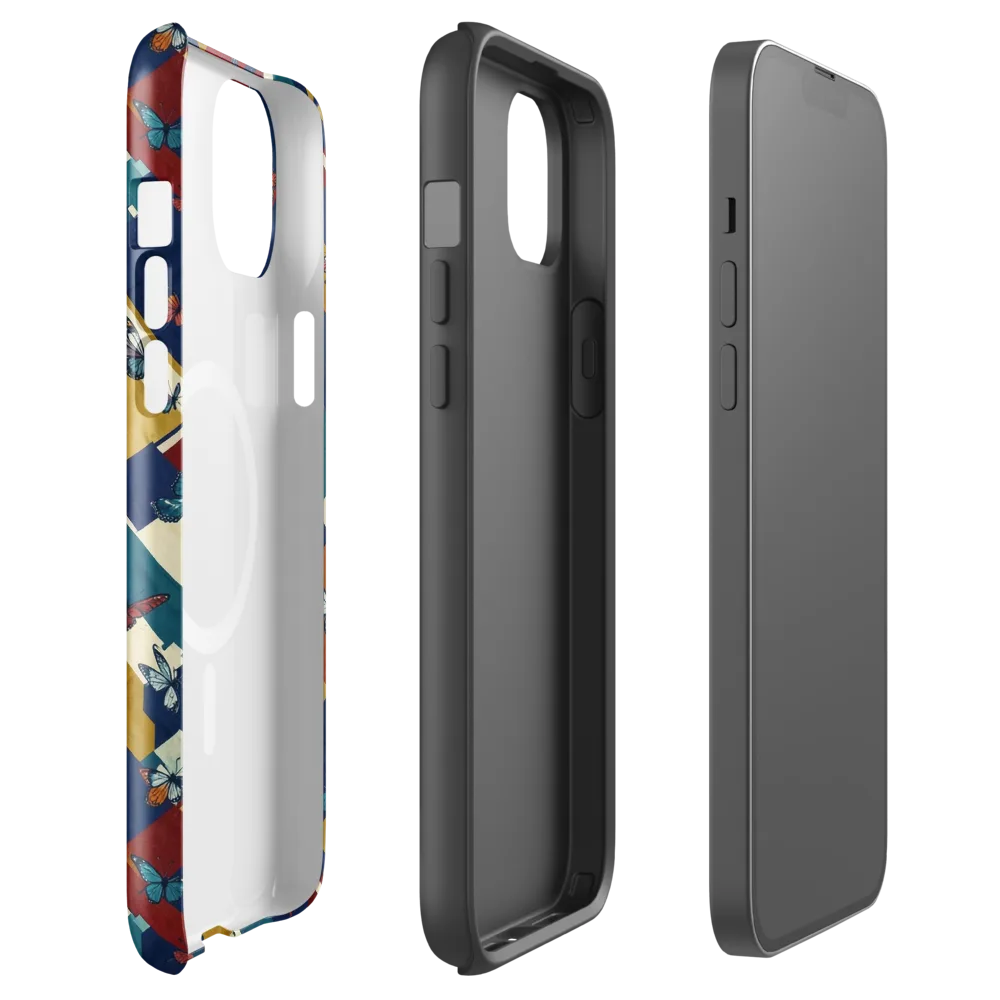 Monarch Mosaic on MagSafe Tough Case for iPhone® — Front