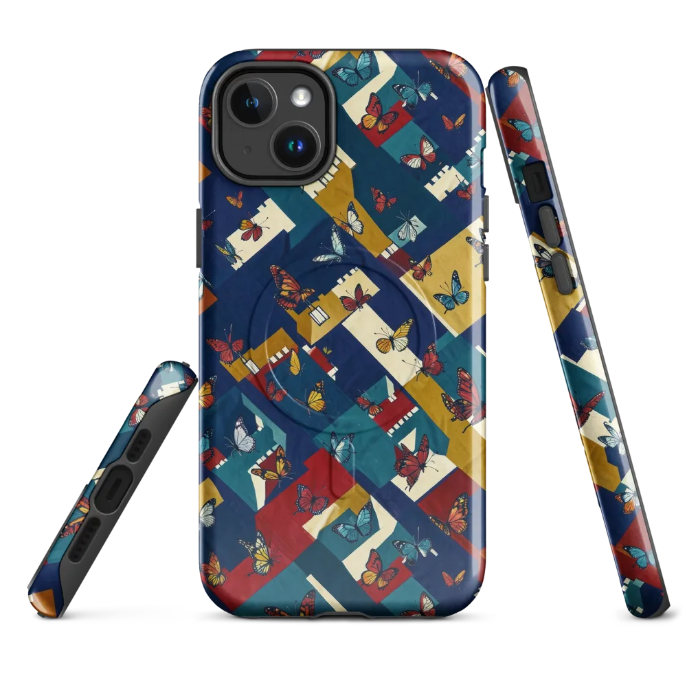 Monarch Mosaic on MagSafe Tough Case for iPhone® — Front