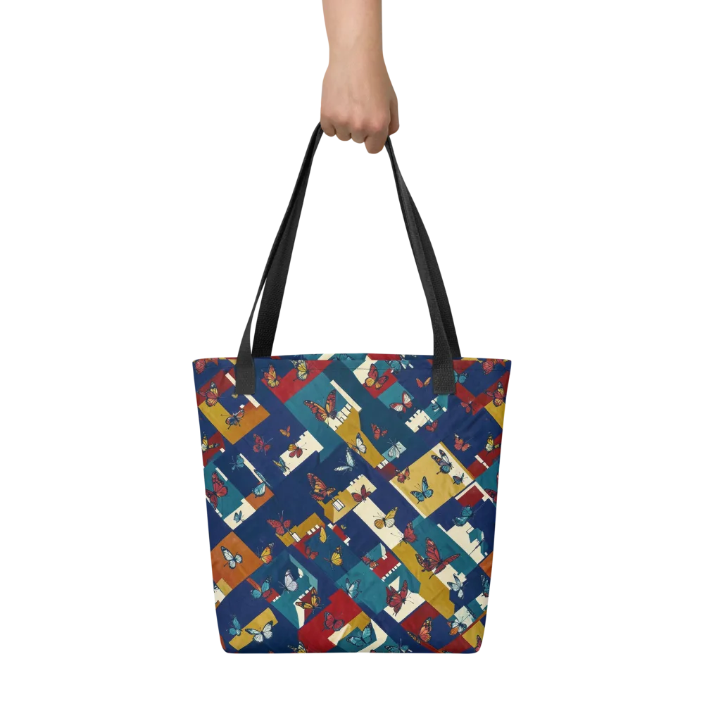 Monarch Mosaic on Tote Bag — Front