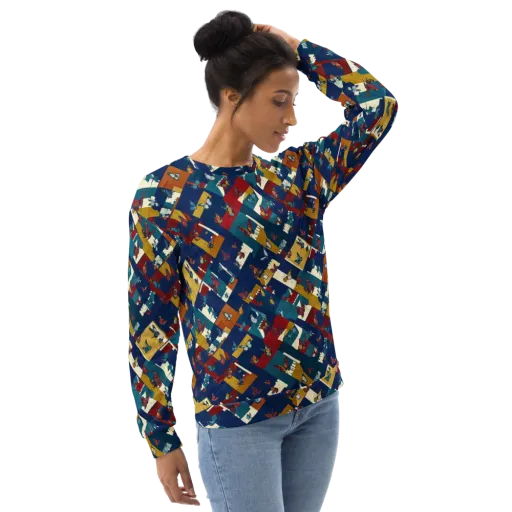 Monarch Mosaic on a Sweatshirt