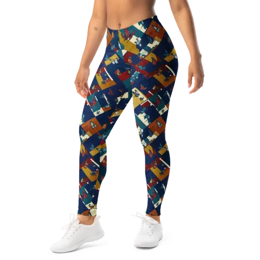 Monarch Mosaic on a Leggings