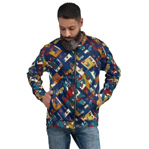 Monarch Mosaic on a Bomber Jacket