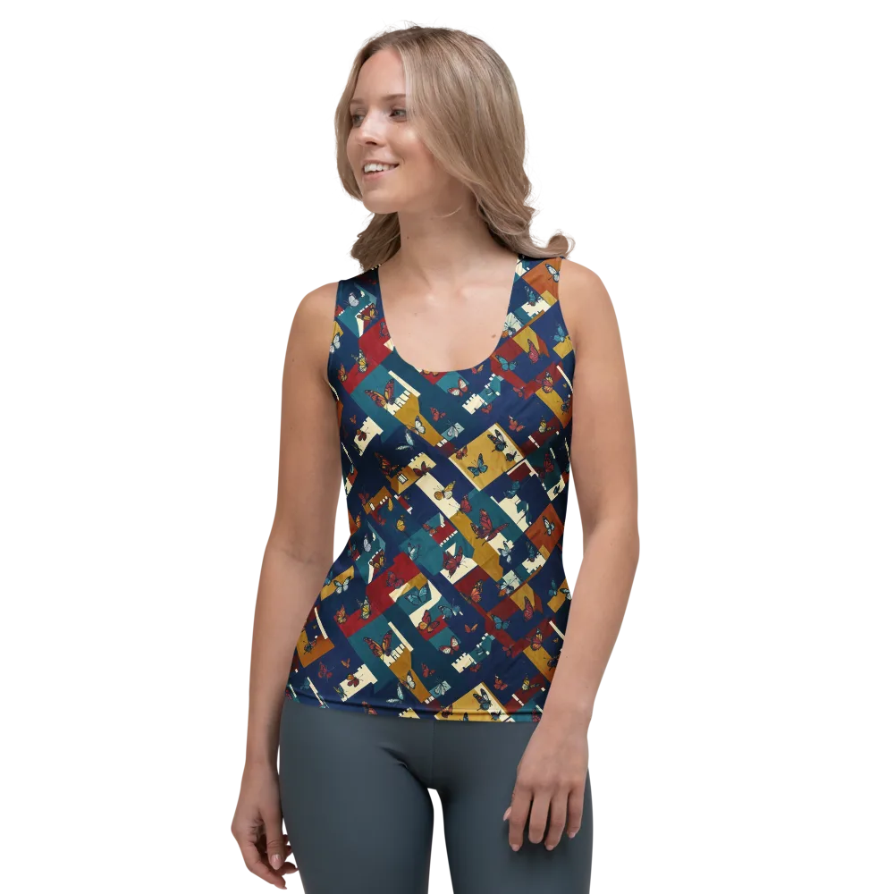 Monarch Mosaic on Women's Tank Top — Front